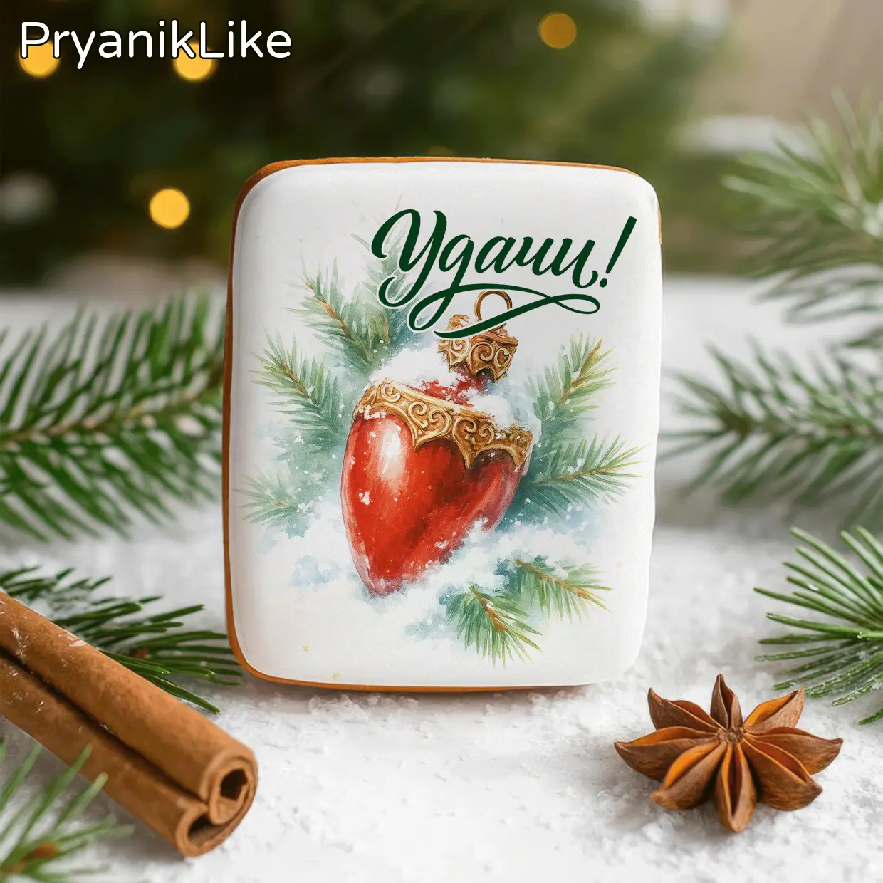 Атмосферные ёлочные игрушки